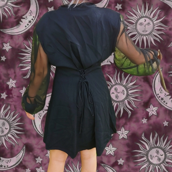 vintage 90s black dress - Picture 4 of 16